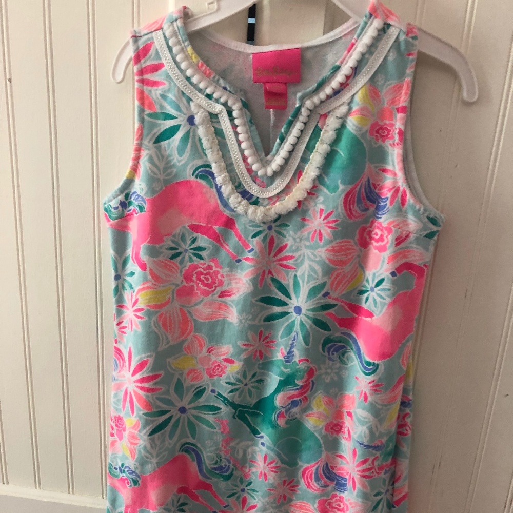 Lilly Pulitzer Knit Shift Dress Size 6-7